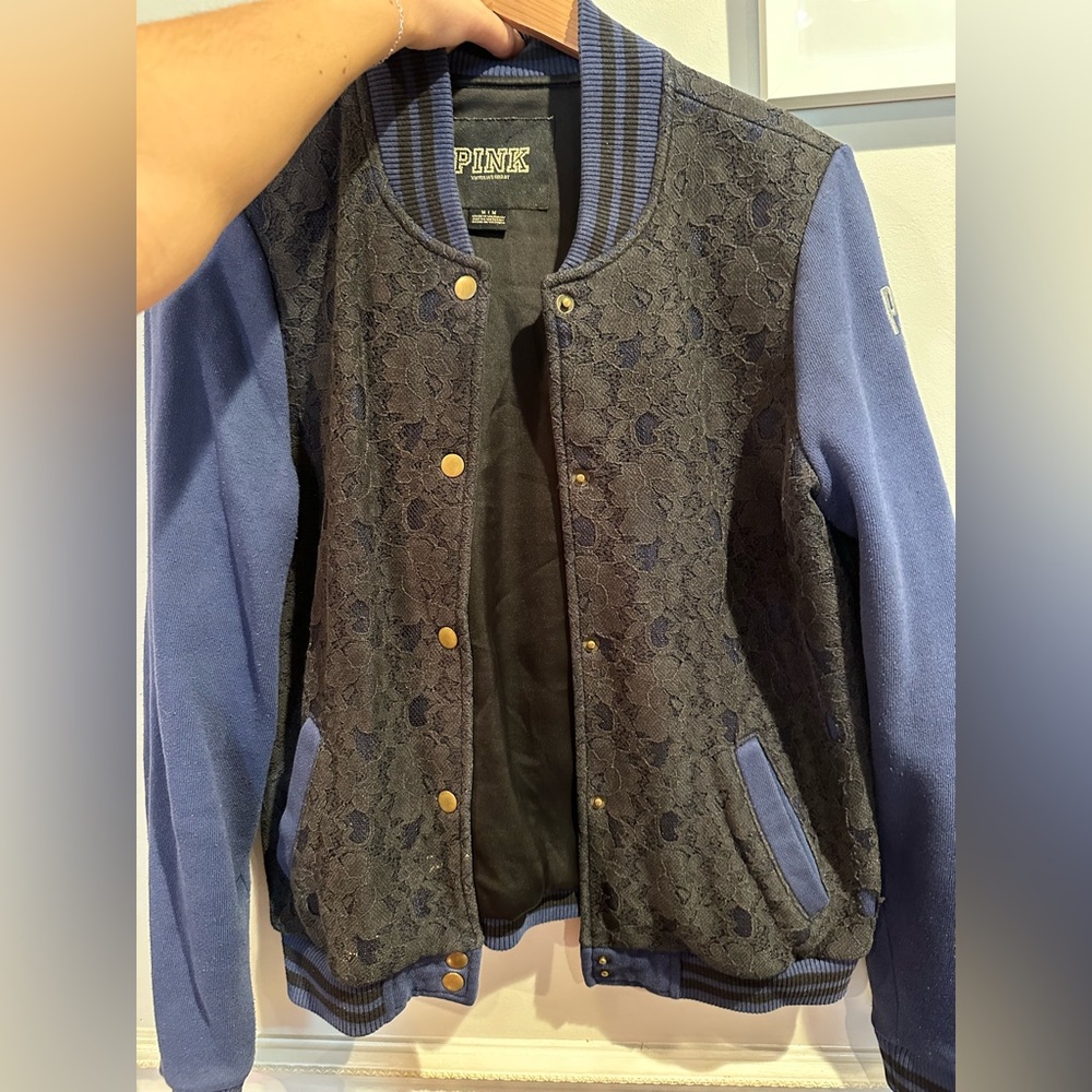 PINK victoria’s secret bomber jacket